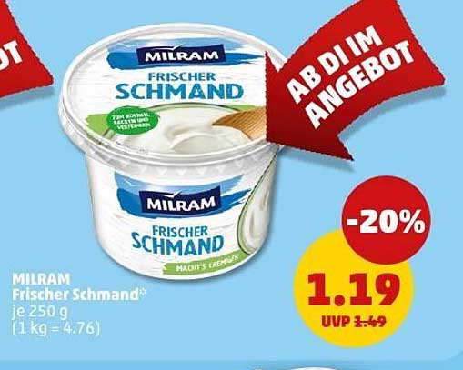 MILRAM Frischer Schmand 250 g