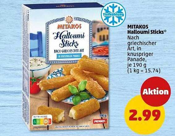 MITAKOS Halloumi Sticks nach griechischer Art, 190 g
