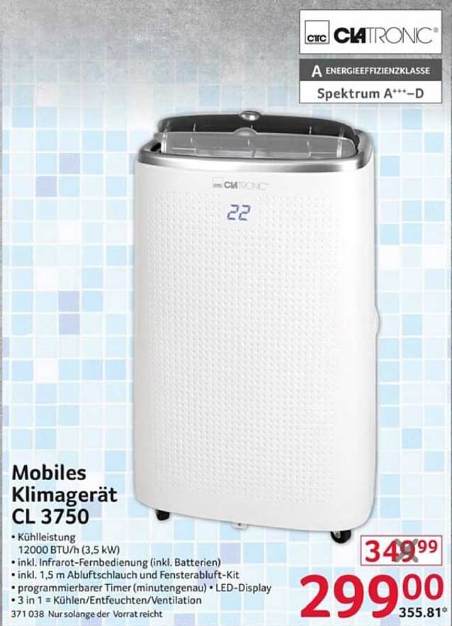 Mobiles Klimagerät CL 3750