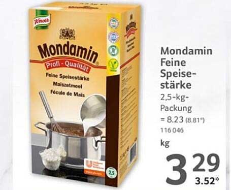 Mondamin Feine Speisestärke 2,5 kg