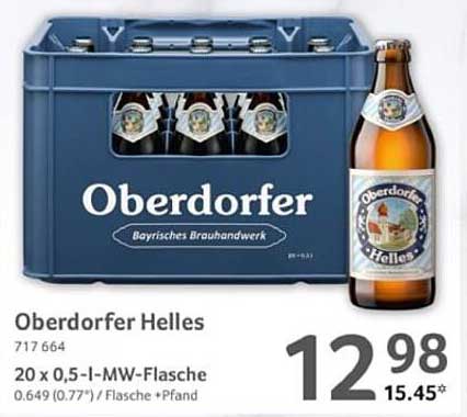 Oberdorfer Helles - 20 x 0,5-I-MW-Flasche