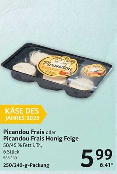 Picandou Frais oder Picandou Frais Honig Feige - Käse des Jahres 2025