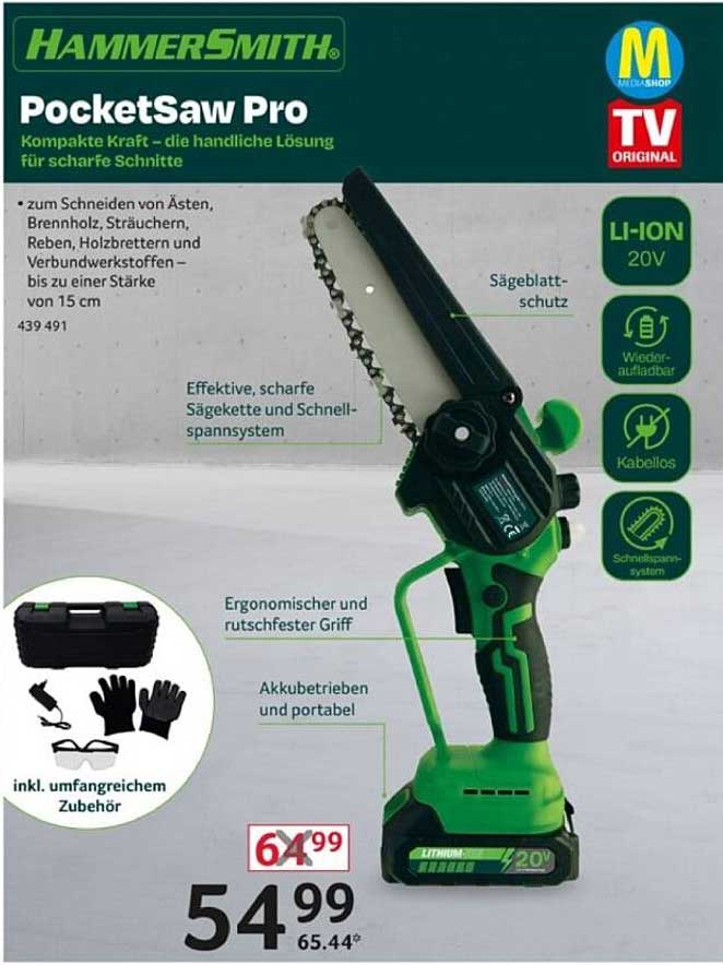 PocketSaw Pro - Kompakte Kraft für scharfe Schnitte