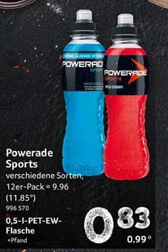 Powerade Sports - Erfrischung für aktive Menschen