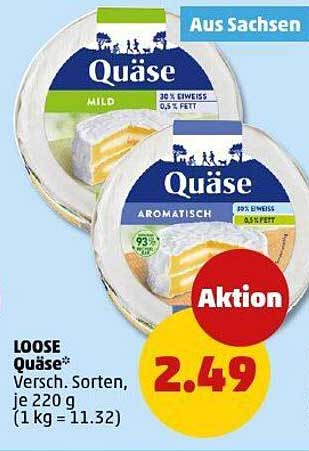 Quäse LOOSE – Verschiedene Sorten, je 220 g