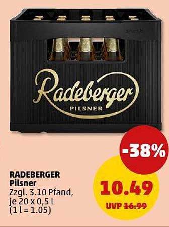 RADEBERGER Pilsner 20 x 0,5 l
