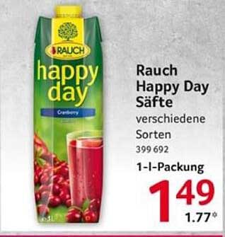 Rauch Happy Day Säfte - verschiedene Sorten