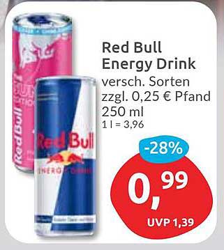 Red Bull Energy Drink - verschiedene Sorten