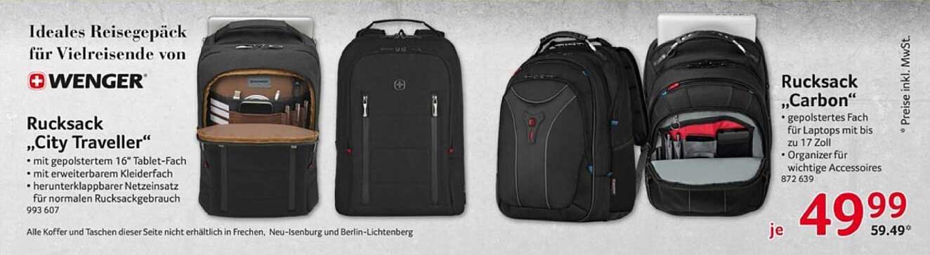 Rucksack „Carbon“ von Wenger