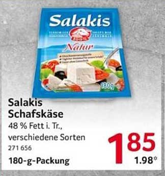 Salakis Schafskäse 180 g - Jetzt zugreifen!