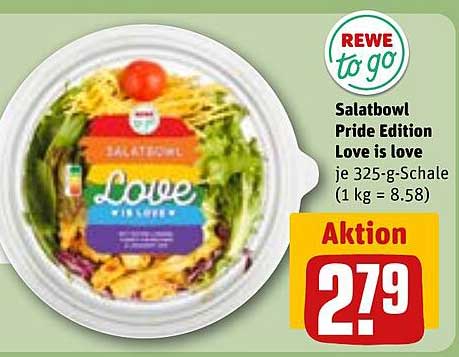 Salatbowl Pride Edition Love is love