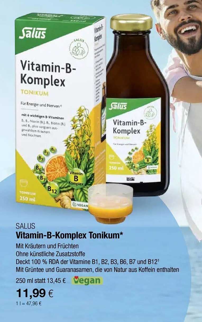 Salus Vitamin-B-Komplex Tonikum 250 ml für nur 11,99 €