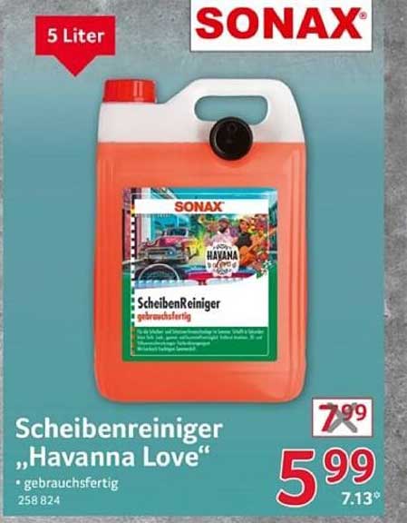Scheibenreiniger ‚Havanna Love‘ (5 Liter)