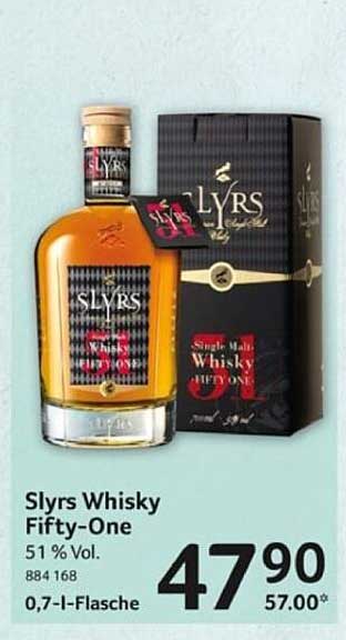 Slyrs Whisky Fifty-One 0,7 l