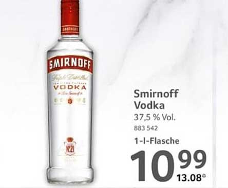 Smirnoff Vodka 1-Liter-Flasche – Ein wahrer Genuss