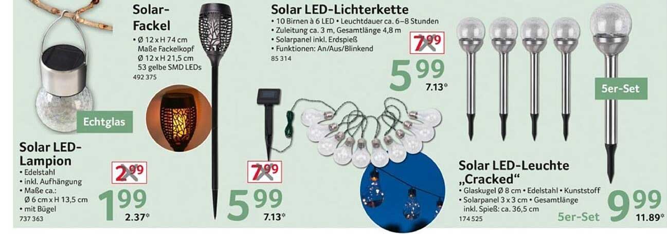 Solar LED-Lichterkette