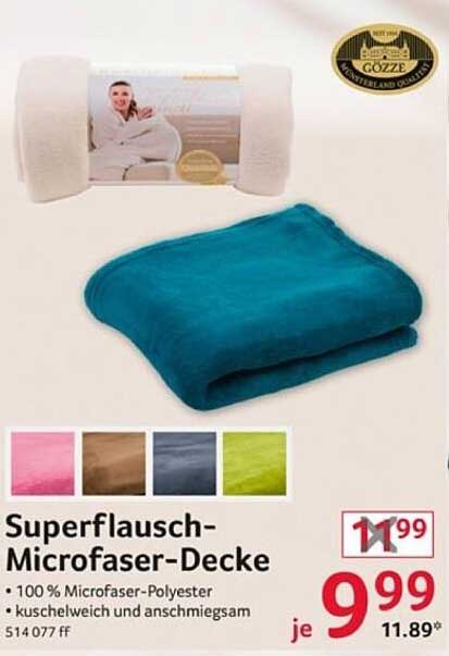 Superflausch-Mikrofaser-Decke