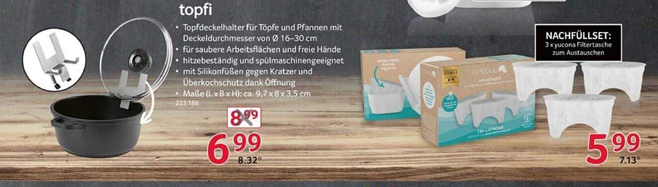 topfi - Topfdeckelhalter für Töpfe und Pfannen