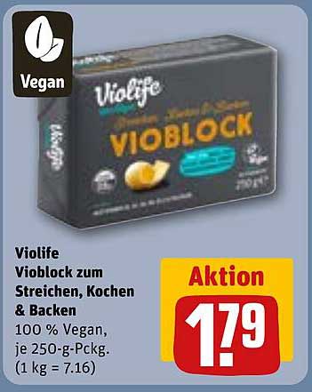 Violife Vioblock zum Streichen, Kochen & Backen