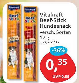 Vitakraft Beef-Stick Hundesnack, verschiedene Sorten, 12 g