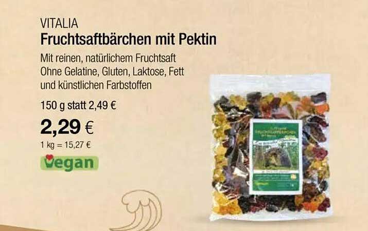 VITALIA Fruchtgummis mit Pektin