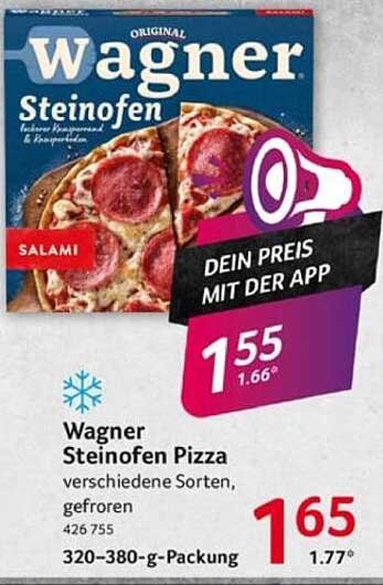 Wagner Steinofen Pizza, verschiedene Sorten, gefroren