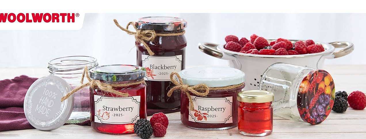 Woolworth: Handgemachte Marmeladen - Erdbeere, Himbeere, Brombeere