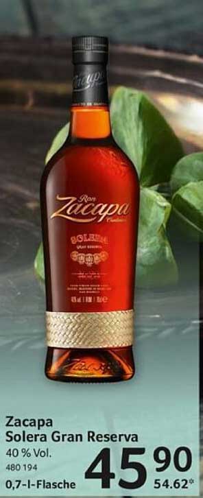 Zacapa Solera Gran Reserva 0,7 l