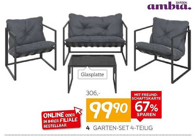 4 GARTEN-SET 4-TEILIG