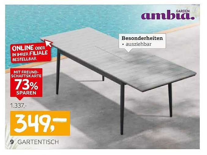 9 GARTENTISCH