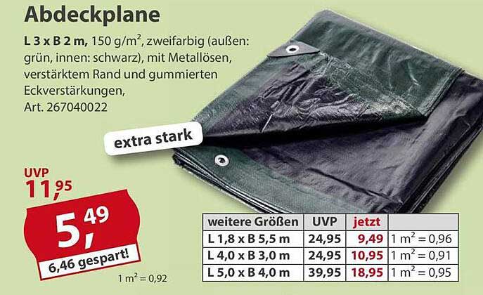 Abdeckplane