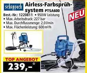 Airless-Farbsprühsystem PTSA600