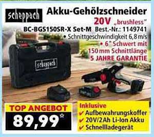 Akku-Gehölzschneider 20V brushless