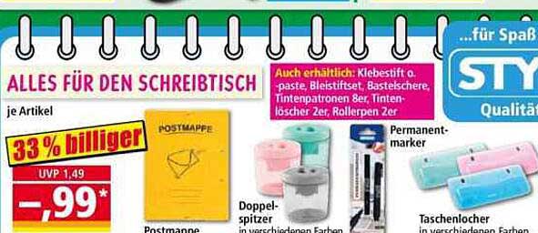 ALLES FÜR DEN SCHREIBTISCH