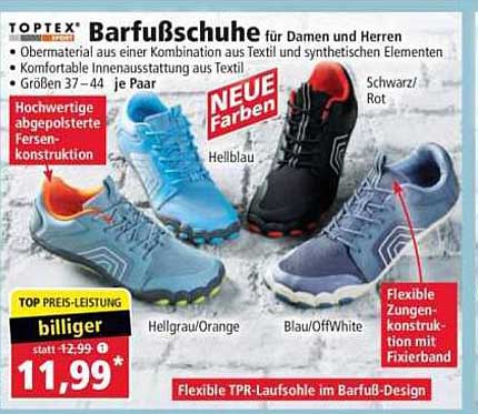 Barfußschuhe für Damen und Herren