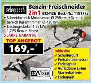 Benzin-Freischneider 2 in 1 BCH42E