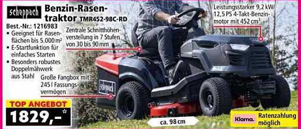Benzin-Rasentraktor TMR452-98C-RD