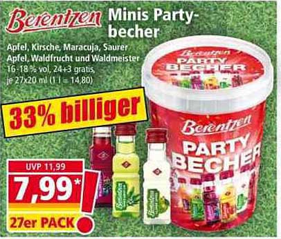 Berentzen Minis Party-becher