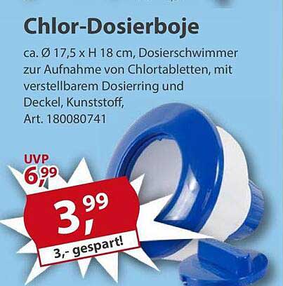 Chlor-Dosierboje
