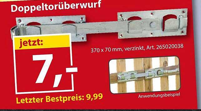 Doppeltorüberwurf