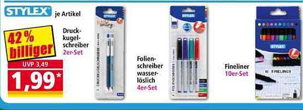 Druckkugelschreiber 2er-Set
