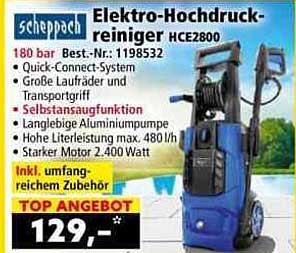 Elektro-Hochdruckreiniger HCE2800