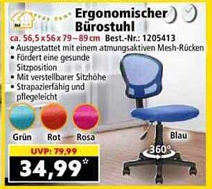 Ergonomischer Bürostuhl