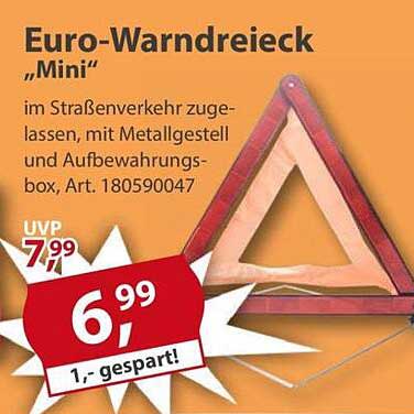 Euro-Warndreieck „Mini“