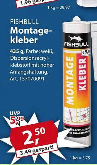 FISHBULL Montagekleber