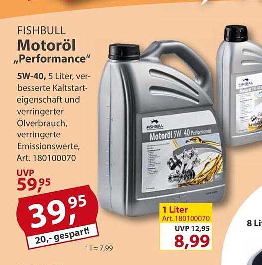 FISHBULL Motoröl „Performance“