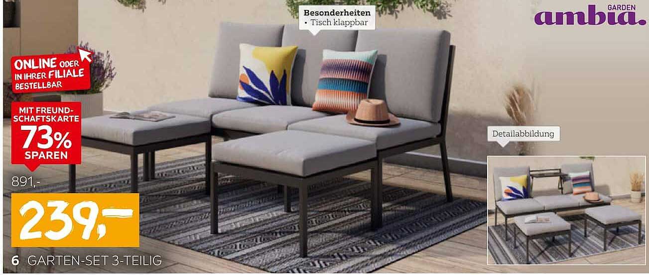 GARTEN-SET 3-TEILIG