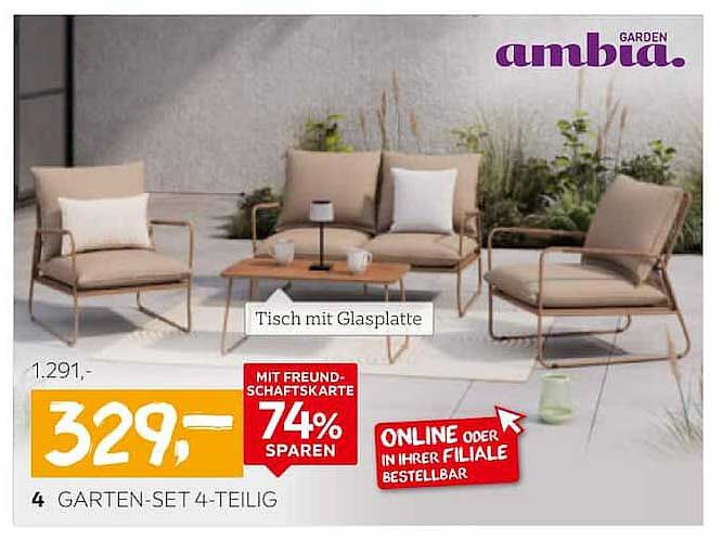 GARTEN-SET 4-TEILIG