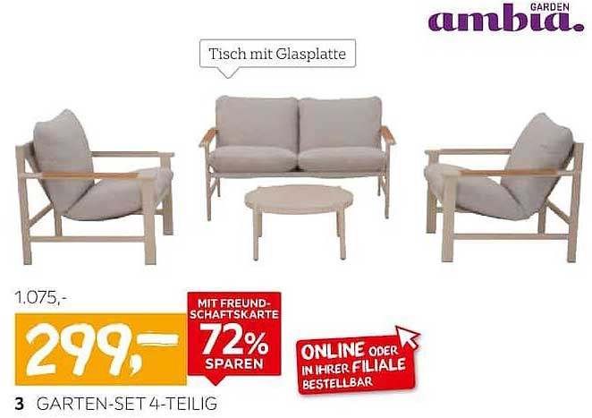 GARTEN-SET 4-TEILIG