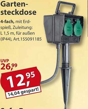 Garten-steckdose